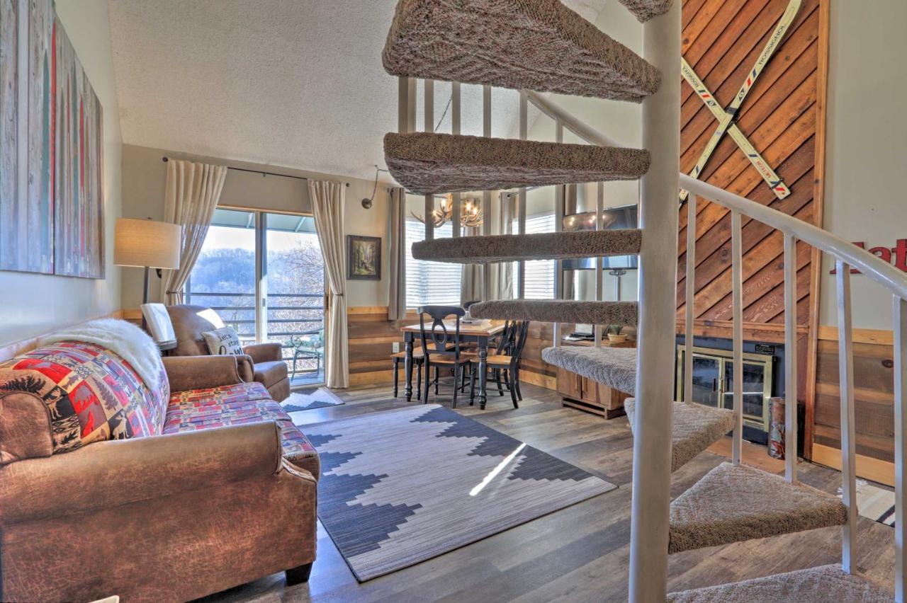 Unique Smokies Ski Shack With Mountain-Top View Gatlinburg Ngoại thất bức ảnh